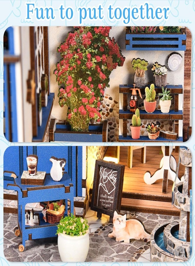 MAKEASY Book Nook Kit - DIY Miniature House Kit for Adults and Teens, 3D Wooden Puzzle Bookshelf Insert Decor, Booknook Tiny House Model Craft Kit, Creative Gifts for Family & Friends - Image 2